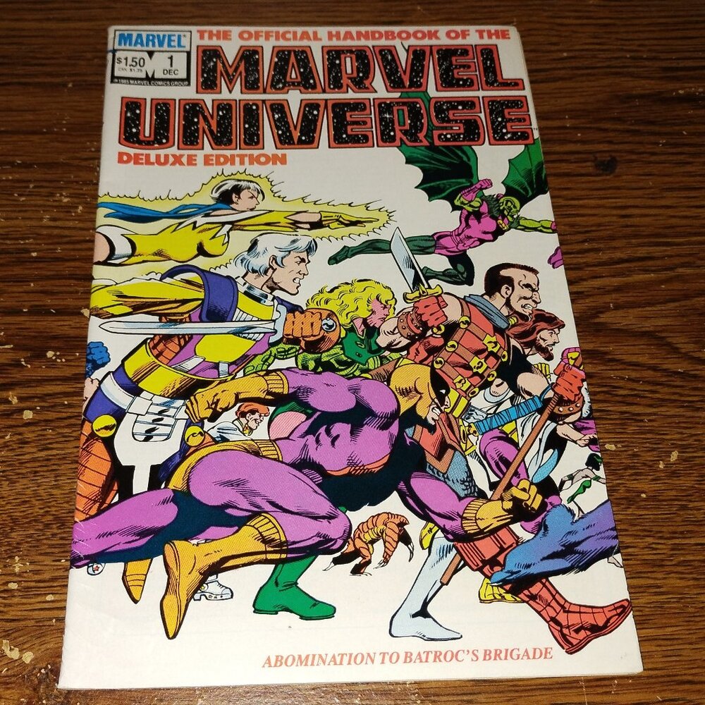 Official Handbook of Marvel Universe Deluxe #1 Abomination to Batroc's Brigade
